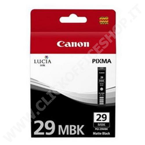 CARTUCCIA CANON PGI-29MBK 4868B001 (1925 PAGINE ) NERO MATTE - ORIGINALE