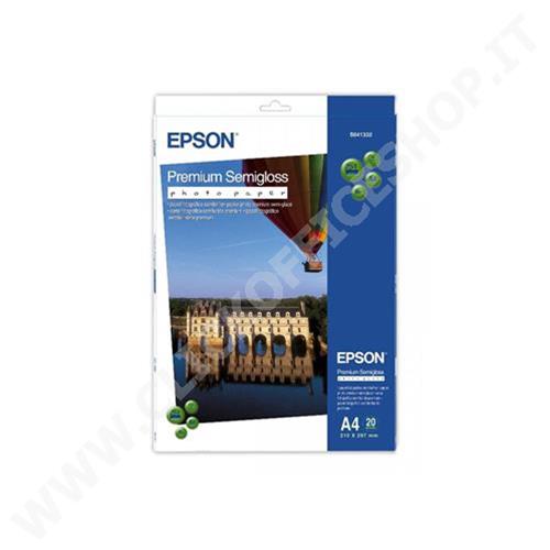 CARTA FOTOGRAFICA EPSON A4 SEMILUCIDA PREMIUM 20FG 251GR C13S041332 -  ORIGINALE