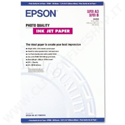 CARTA EPSON RISMA 100 FG CARTA SPECIALE 720DPI/1440DPI A3+ 105G C13S041069 - ORIGINALE