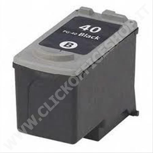 CARTUCCIA CANON 0615B001, PG-40 (530 PAGINE) NERO - COMPATIBILE