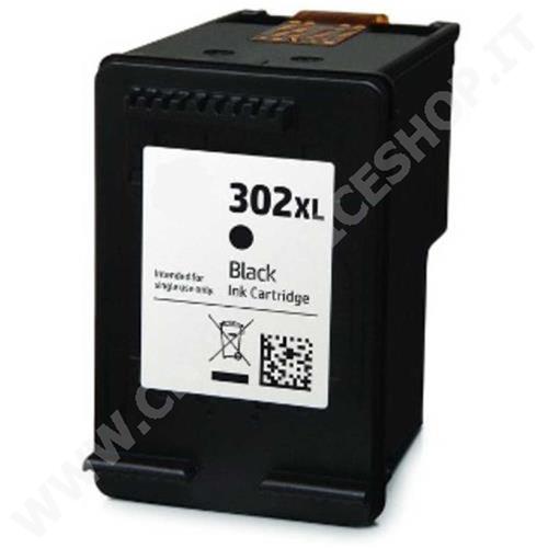 CARTUCCIA HP 302XL F6U68AE (480PG) NERO - COMPATIBILE