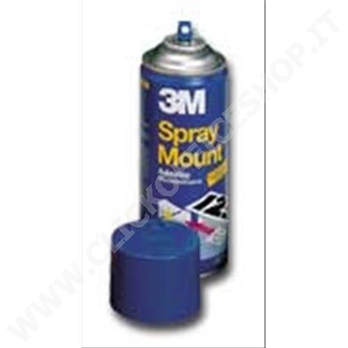 COLLA ADESIVA 3M SPRAY MOUNT RIPOSIZIONABILE - TRASPARENTE 400ML