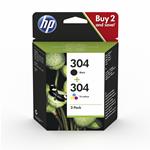 CARTUCCIA HP 304 COMBO 2-PACK NERO E COLORE 3JB05AE