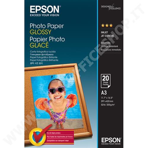 CARTA FOTOGRAFICA EPSON A3 LUCIDA GOOD 20FG 200GR C13S042536 - ORIGINALE