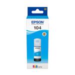 CARTUCCIA EPSON 104, FLACONE CIANO DA 65 ML C13T00P240