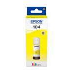 CARTUCCIA EPSON 104, FLACONE GIALLO DA 70ML C13T00P440