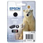 CARTUCCIA EPSON C13T26014012 ORSO POLARE 26 (220PG) NERO - ORIGINALE