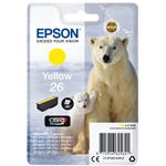 CARTUCCIA EPSON C13T26144012 ORSO POLARE 26 (300PG) GIALLO - ORIGINALE