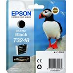 CARTUCCIA EPSON C13T32484010 PULCINELLA DI MARE T3248 (650PG) NERO OPACO - ORIGINALE