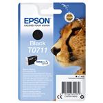 CARTUCCIA EPSON C13T07114012 GHEPARDO T0711 (245PG) NERO - ORIGINALE