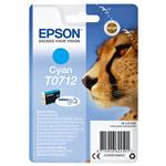 CARTUCCIA EPSON C13T07124012 GHEPARDO T0712 (345PG) CIANO - ORIGINALE