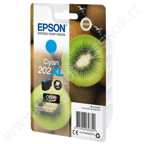 CARTUCCIA EPSON 202XL C13T02H24020 CIANO - ORIGINALE