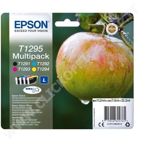 MULTIPACK EPSON T1295 C13T12954022 B/C/M/Y - ORIGINALE