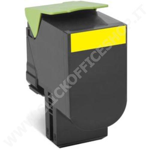 TONER LEXMARK 80C2XYE GIALLO - ORIGINALE