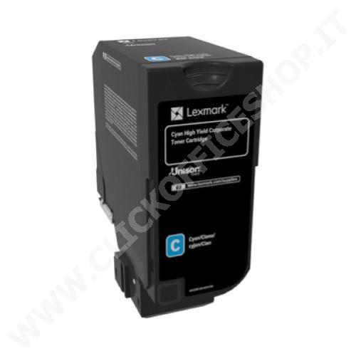 TONER LEXMARK CX725 84C2HCE (16.000PG) CIANO - ORIGINALE