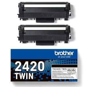 TONER BROTHER TN-2420 2PZ (3.000PG+ 3.000PG) NERO - ORIGINALE