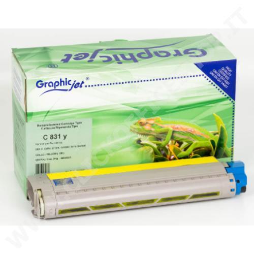 TONER OKI 44844505 (10.000PG) GIALLO - RIGENERATO HIGH QUALITY