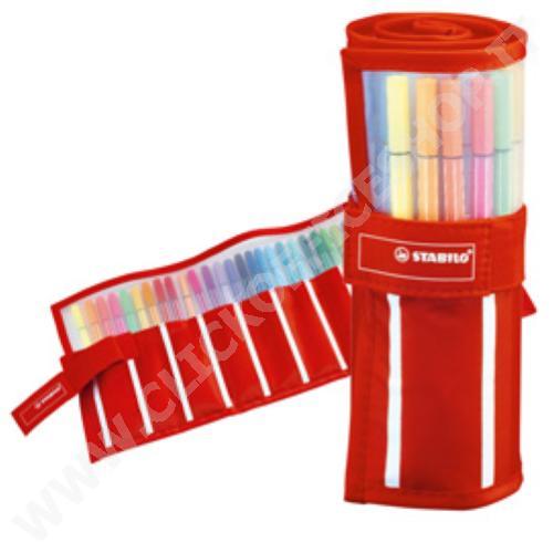 ASTUCCIO ROTOLO 30PZ PEN 68 COLORI ASSORTITI STABILO