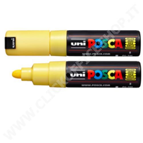 UNIPOSCA PENNARELLO A BASE D'ACQUA PUNTA TONDA PC-7M GIALLO