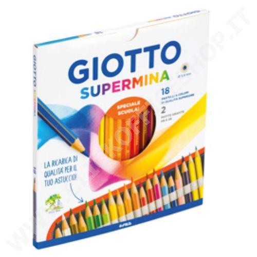 PASTELLI GIOTTO 12PZ CON 2 MATITE HB E 2HB