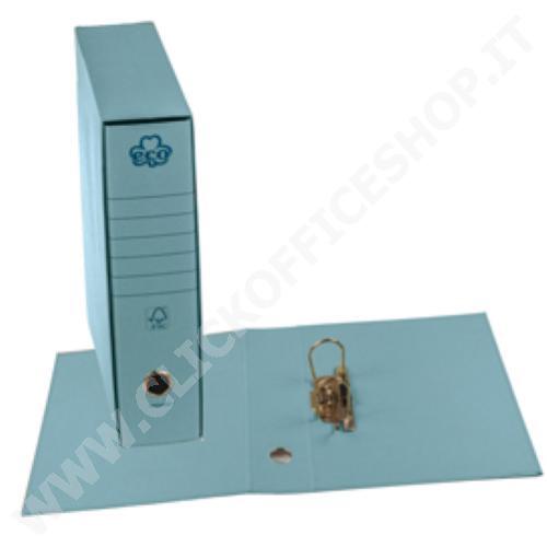 CF12 BREFIOCART REGISTRATORE ECO NEW AZZURRO DORSO 8CM F.TO PROTOCOLLO