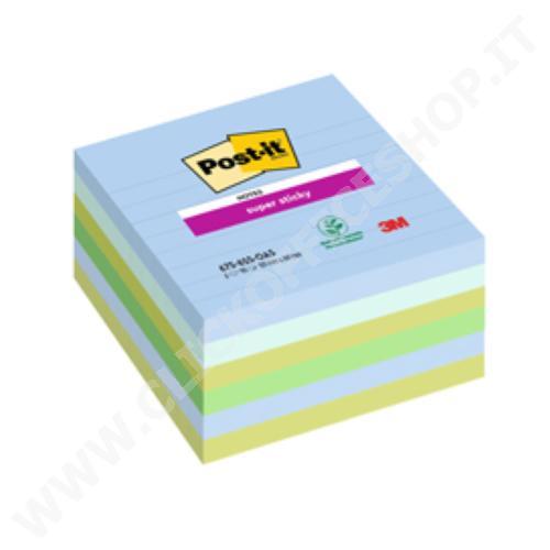 CF 6 90FG POST-IT SUPER STICKY 100X100MM RIGHE