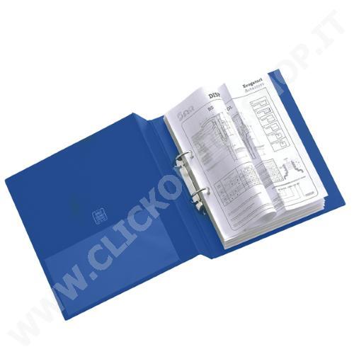 RACCOGLITORE AD ANELLI SEI ROTA STELVIO 25 A5 2D BLU 15X21CM (A5) 35255207