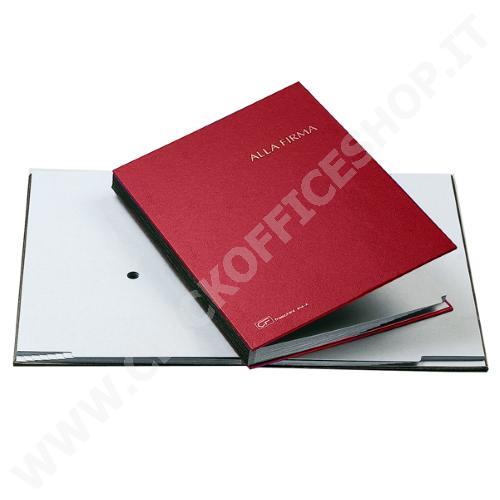 LIBRO FIRMA FRASCHINI  14 PAGINE 24X34CM ROSSO 614-A FRASCHINI 614A-ROSSO