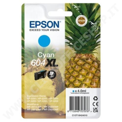 CARTUCCIA EPSON 604XL C13T10H24010 ANANAS (350 PG) CIANO - ORIGINALE