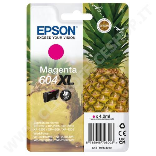 CARTUCCIA EPSON 604XL C13T10H34010 ANANAS (350 PG) MAGENTA - ORIGINALE