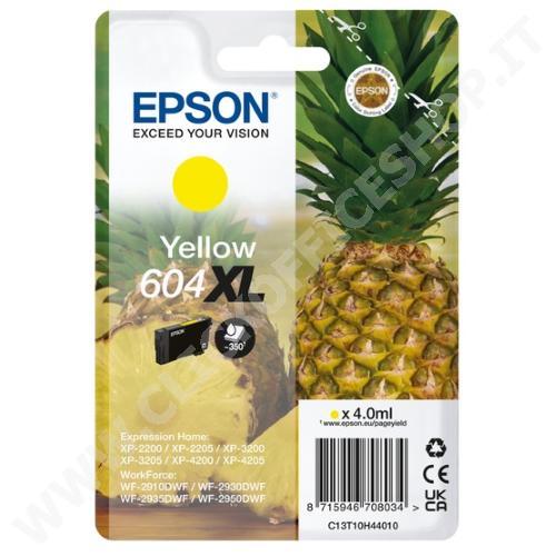CARTUCCIA EPSON 604XL C13T10H44010 ANANAS (350 PG) GIALLO - ORIGINALE