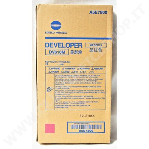 DEVELOPER KONICA DV-616M A5E7800 MAGENTA ORIGINALE