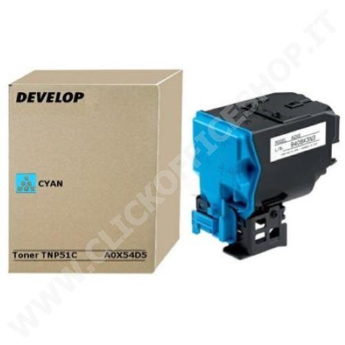 TONER DEVELOP TNP-51C A0X54D5 (5.000 PG) CIANO ORIGINALE 