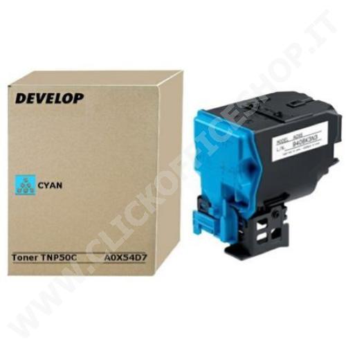 TONER DEVELOP TNP-50C A0X54D7 (5.000 PG) CIANO ORIGINALE  