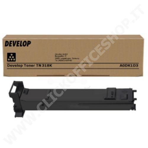 TONER DEVELOP TN-318 A0DK1D3 (8.000 PG) NERO ORIGINALE
