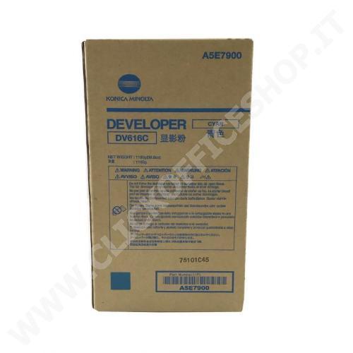 DEVELOPER KONICA MINOLTA DV616C A5E7900 CIANO ORIGINALE