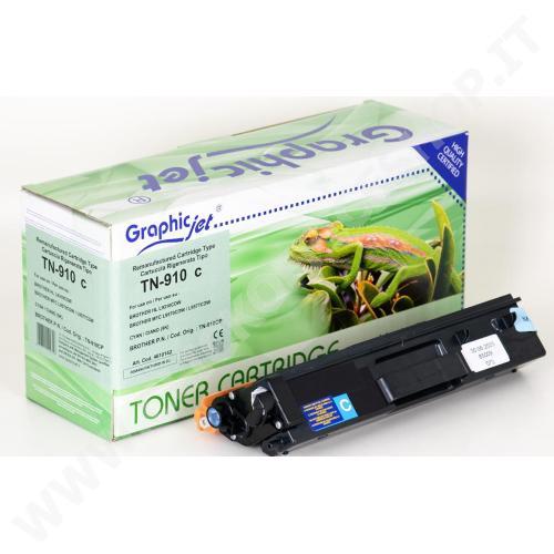 TONER BROTHER TN-910C (9.000PG) CIANO - RIGENERATO HIG QUALITY