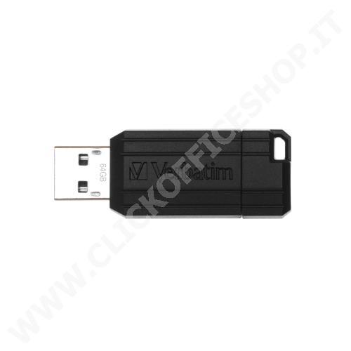 CHIAVETTA USB VERBATIM 64GB  PIN STRIPE S