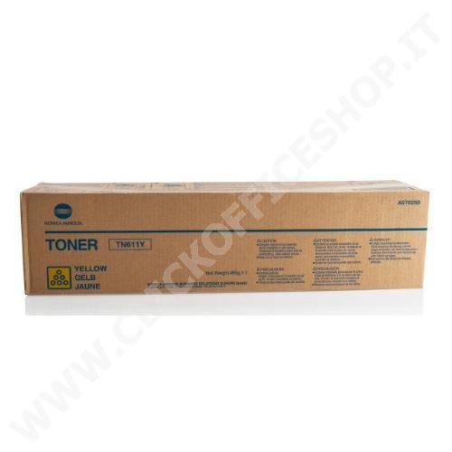 TONER KONICA MINOLTA TN611Y A070250 GIALLO ORIGINALE 