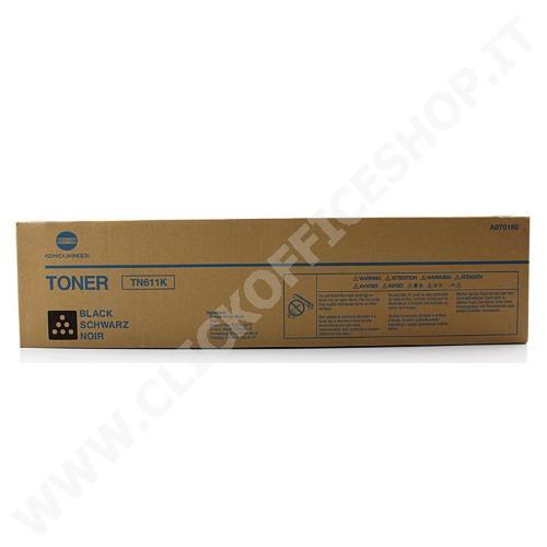 TONER KONICA MINOLTA TN611K A070150 NERO ORIGINALE 
