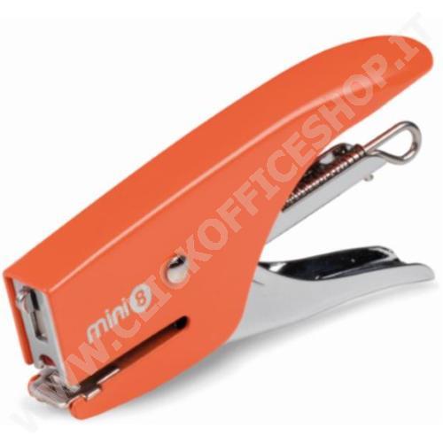 CUCITRICE A PINZA ITERNET MINI FLUO 8 ARANCIO 6/4