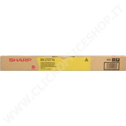 TONER SHARP MX-27GTYA GIALLO ORIGINALE 