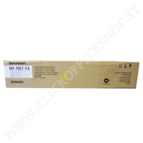 TONER SHARP MX-75GTYA (40.000PG) GIALLO ORIGINALE 