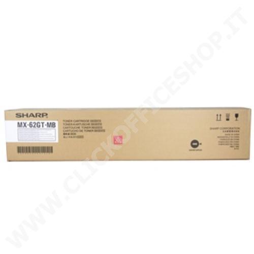 TONER SHARP MX-62GTMA MX-62GTMB (40.000PG) MAGENTA ORIGINALE 