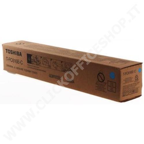 TONER TOSHIBA -T-FC616E-C 6AK00000369 6AK00000466 CIANO ORIGINALE