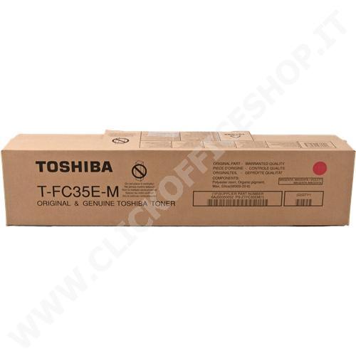 TONER TOSHIBA  T-FC35EM 6AJ00000052 6AK00000072 (29.500 PG) MAGENTA ORIGINALE 