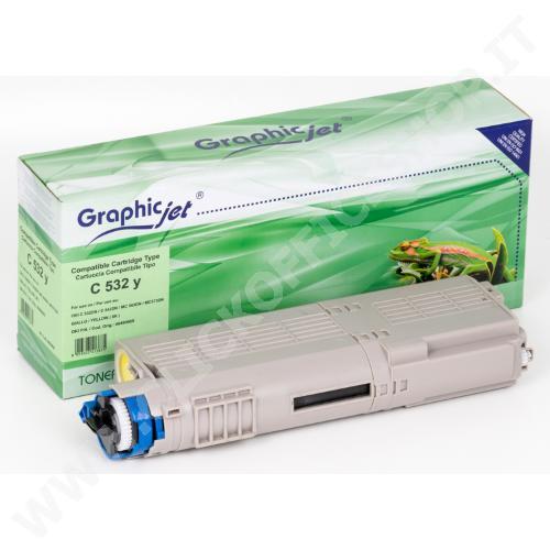 TONER OKI 46490605 (6.000PG) GIALLO - RIGENERATO HIGH QUALITY