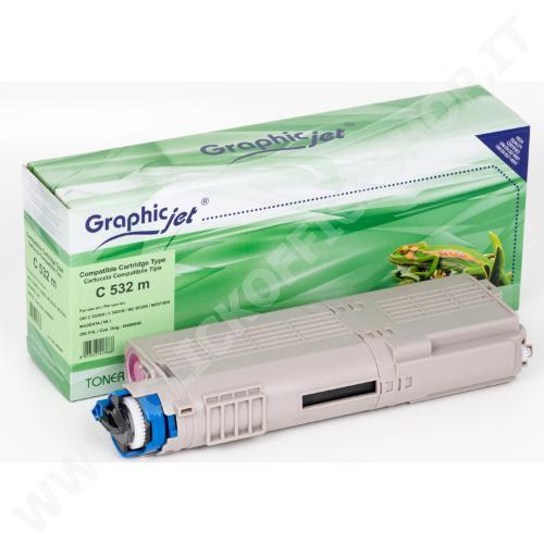 TONER OKI 46490606 (6.000PG) MAGENTA - RIGENERATO HIGH QUALITY