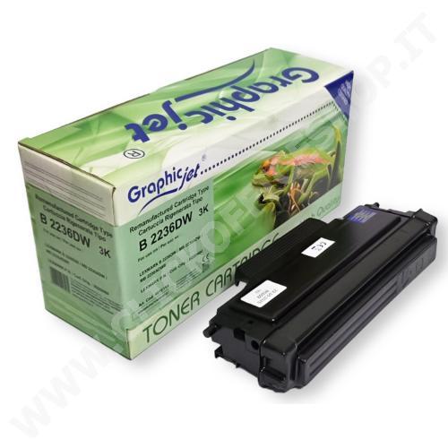 TONER LEXMARK B222X00 (6.000PG) NERO - RIGENERATO HIGH QUALITY