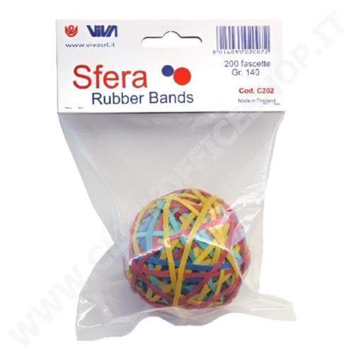 SFERA DI 200 ELASTICI ASSORTITI